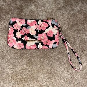 Steve Madden Pink Floral Wristlet Clutch